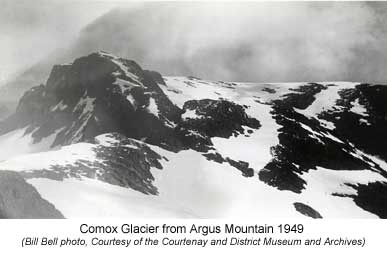Comox Glacier from Argus Mt. 1949