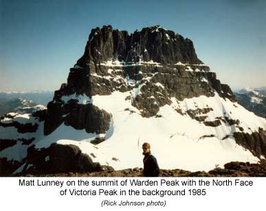 North Face of Victoria Peak 1975