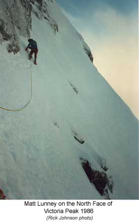 North Face of Victoria Peak 1976