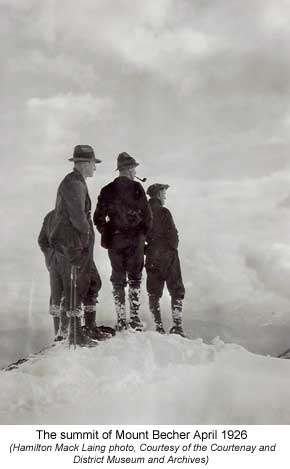 Summit of Mt. Becher 1926