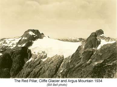 Red Pillar, Cliffe Glacier, Argus Mountain 1930