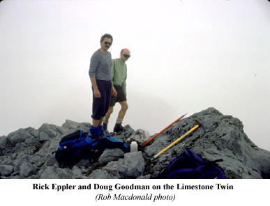 Rick Eppler and Doug Goodman on the Limestone Twin