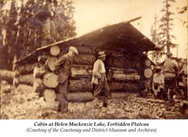 Cabin at Helen Mackenzie Lake